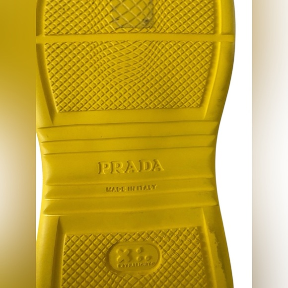 Prada Kids Yellow Rain Boots - Picture 10 of 10